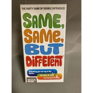 Same Same But Different - The Hilarious Party Game of Double Entendres BRAND NEW